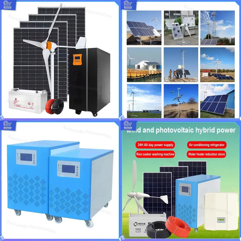 Renewable Energy Wind Solar - 3KW 5KW 8KW Hybrid Wind Solar
