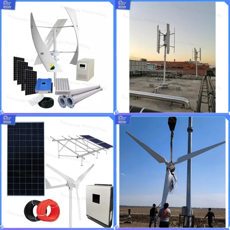 Renewable Energy Wind Solar - 3KW 5KW 10KW Hybrid Wind Solar