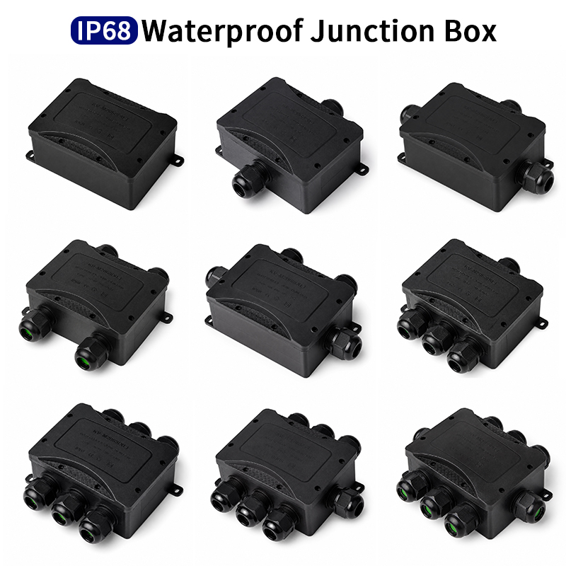 Cable Gland Waterproof - IP68 Waterproof Junction Box 2-8 Way