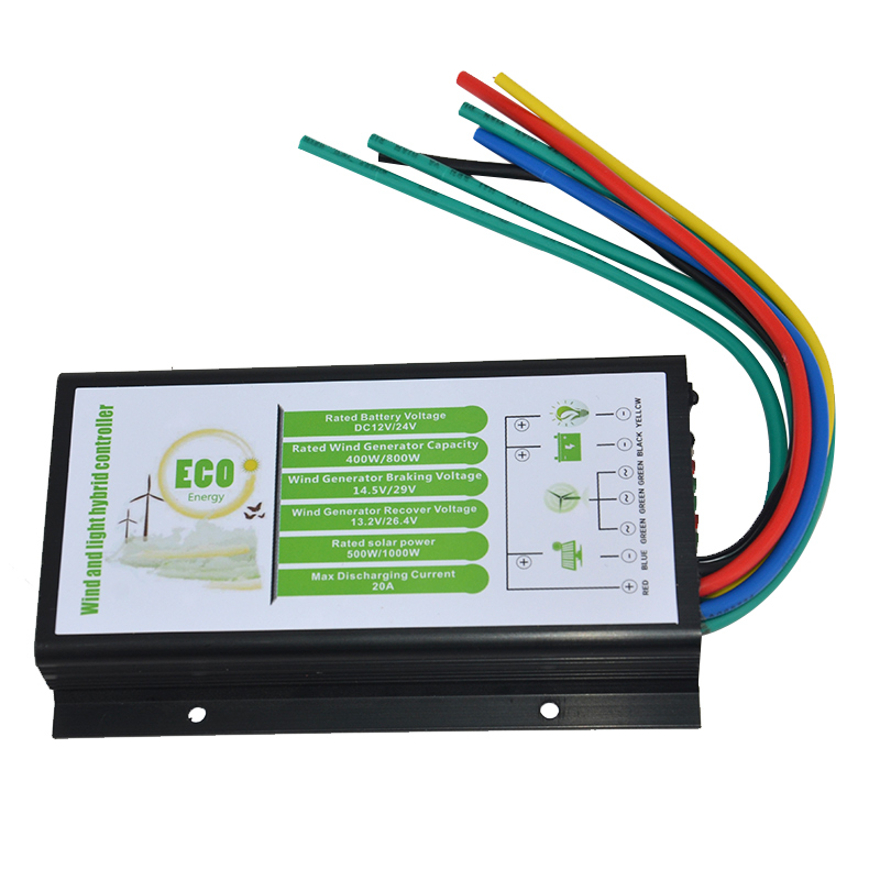 Renewable Energy Wind Solar - DC 12V/24V Solar Wind Hybrid Controller
