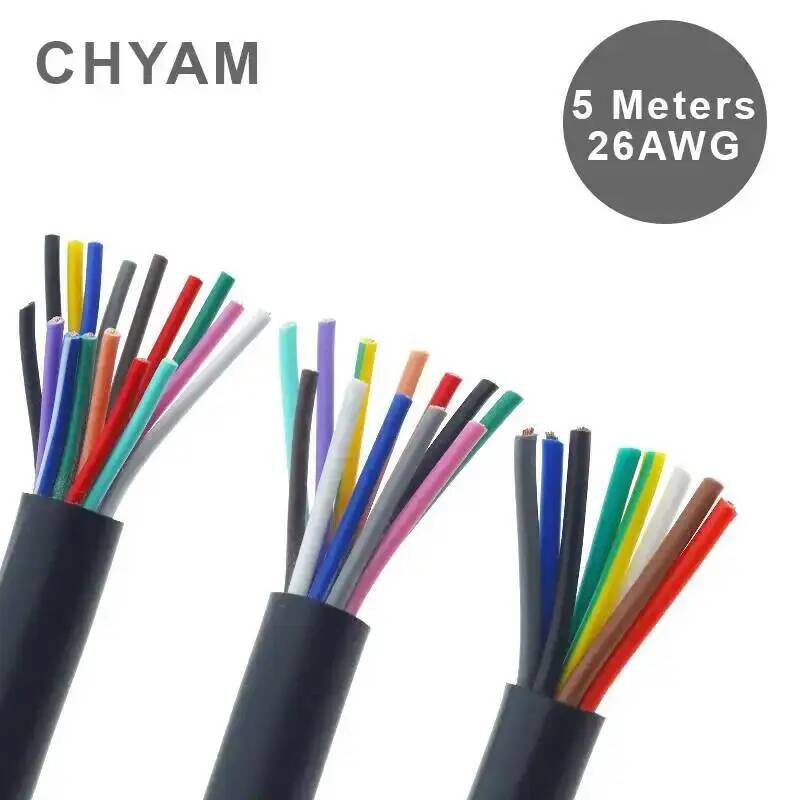 Cable Black 26AWG 0.12mm2 Copp - Cable Gland Waterproof recension och pris