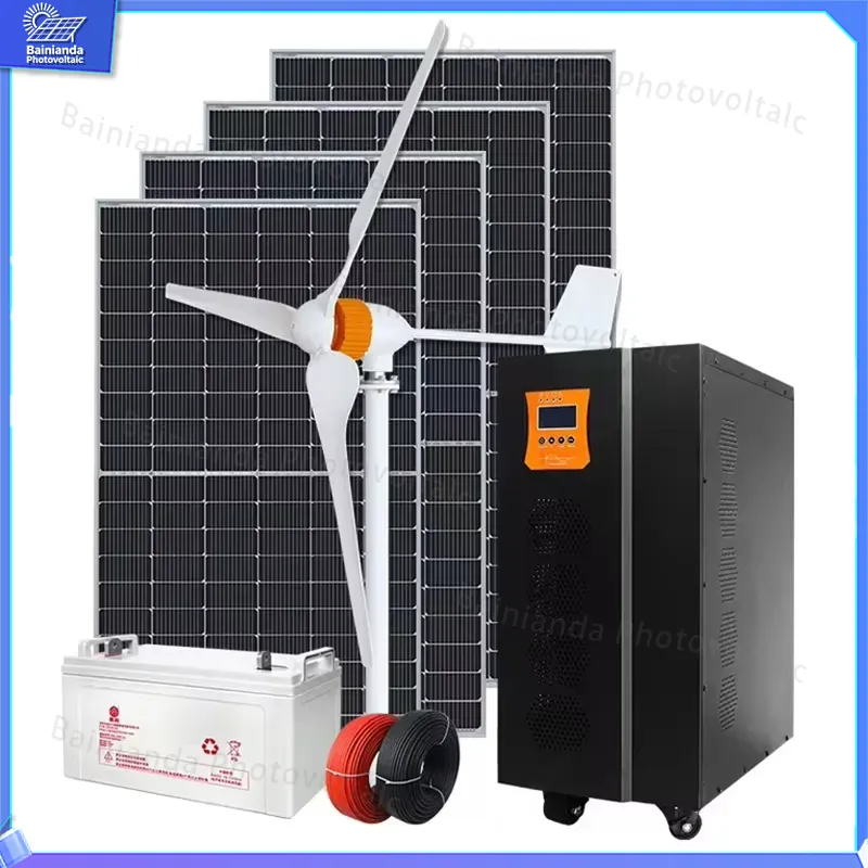 3KW 5KW 8KW Hybrid Wind Solar  - Renewable Energy Wind Solar recension och pris