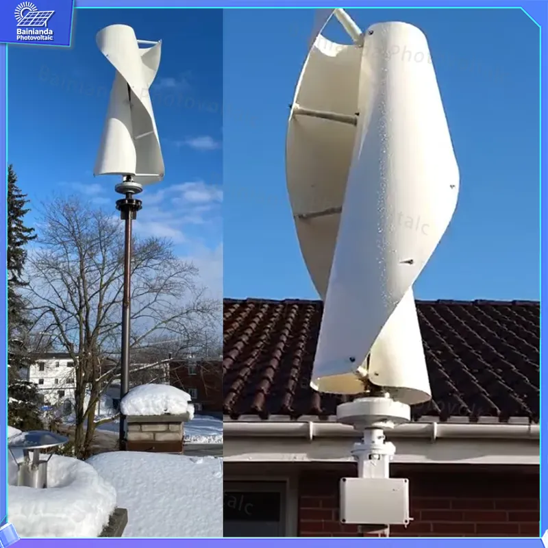 600W Vertical Axis Wind Turbin - Renewable Energy Wind Solar recension och pris