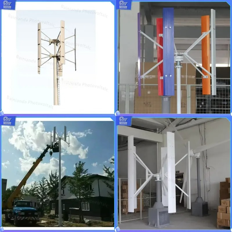 500W 1kW 2kW Vertical Axis Win - Renewable Energy Wind Solar recension och pris