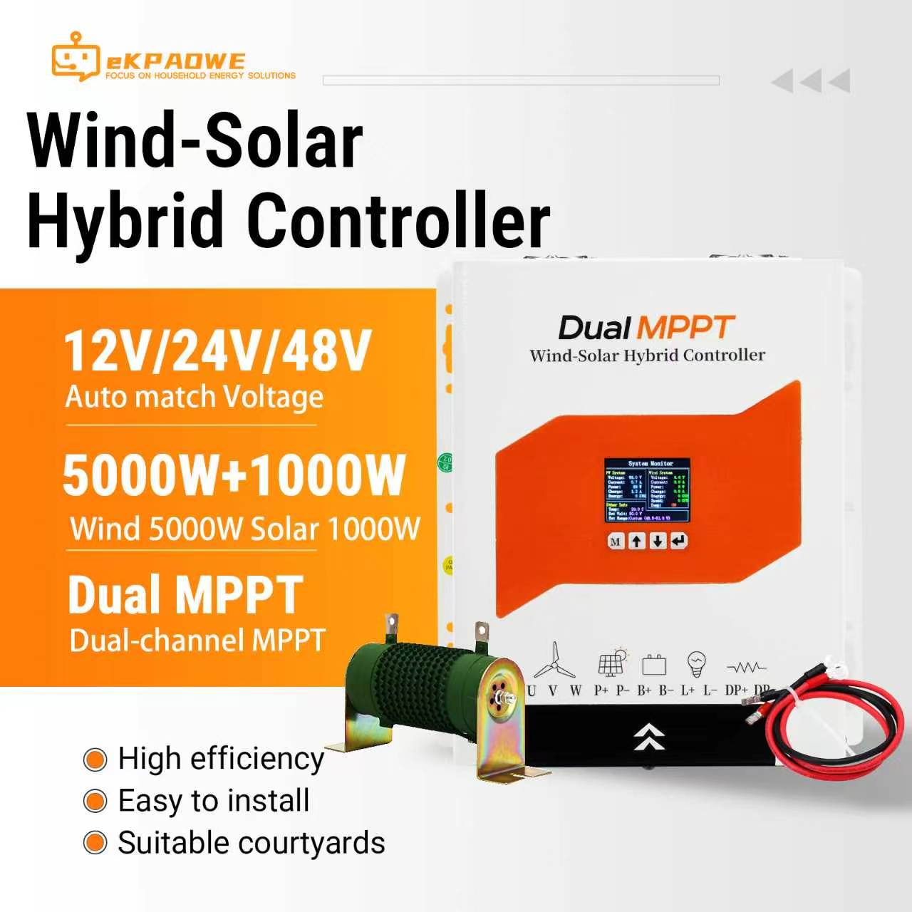 Wind Solar Hybrid Charge Contr - Renewable Energy Wind Solar recension och pris