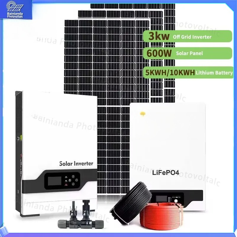 1KW Hybrid Solar Wind Turbine  - Renewable Energy Wind Solar recension och pris