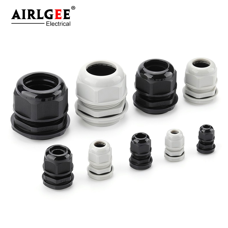 10Pcs White Black Nylon Plasti - Cable Gland Waterproof recension och pris