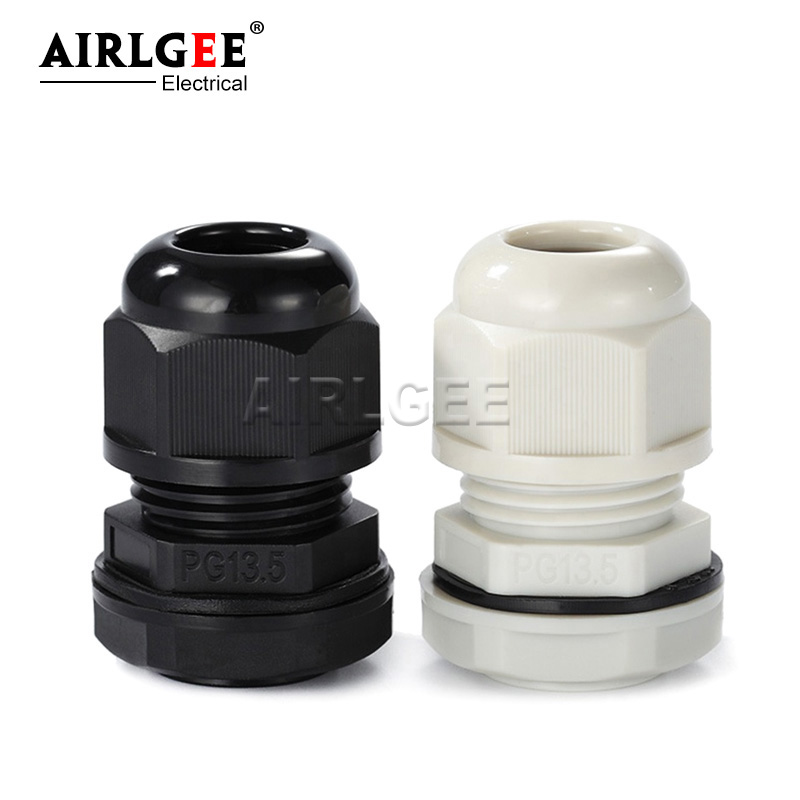 10Pcs White Black Nylon Plasti - Cable Gland Waterproof recension och pris