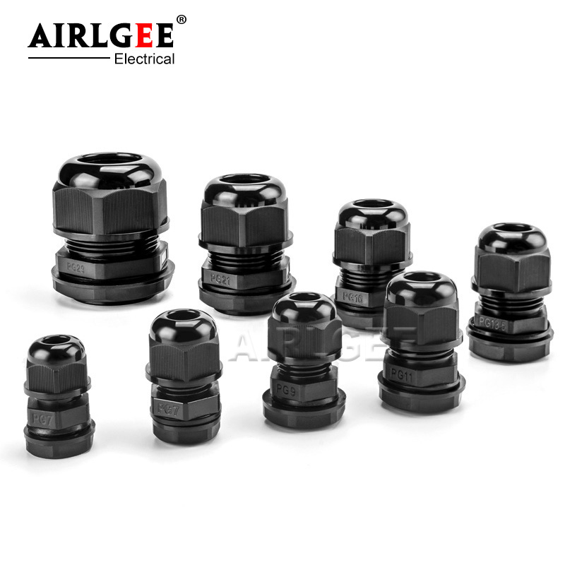 10Pcs White Black Nylon Plasti - Cable Gland Waterproof recension och pris